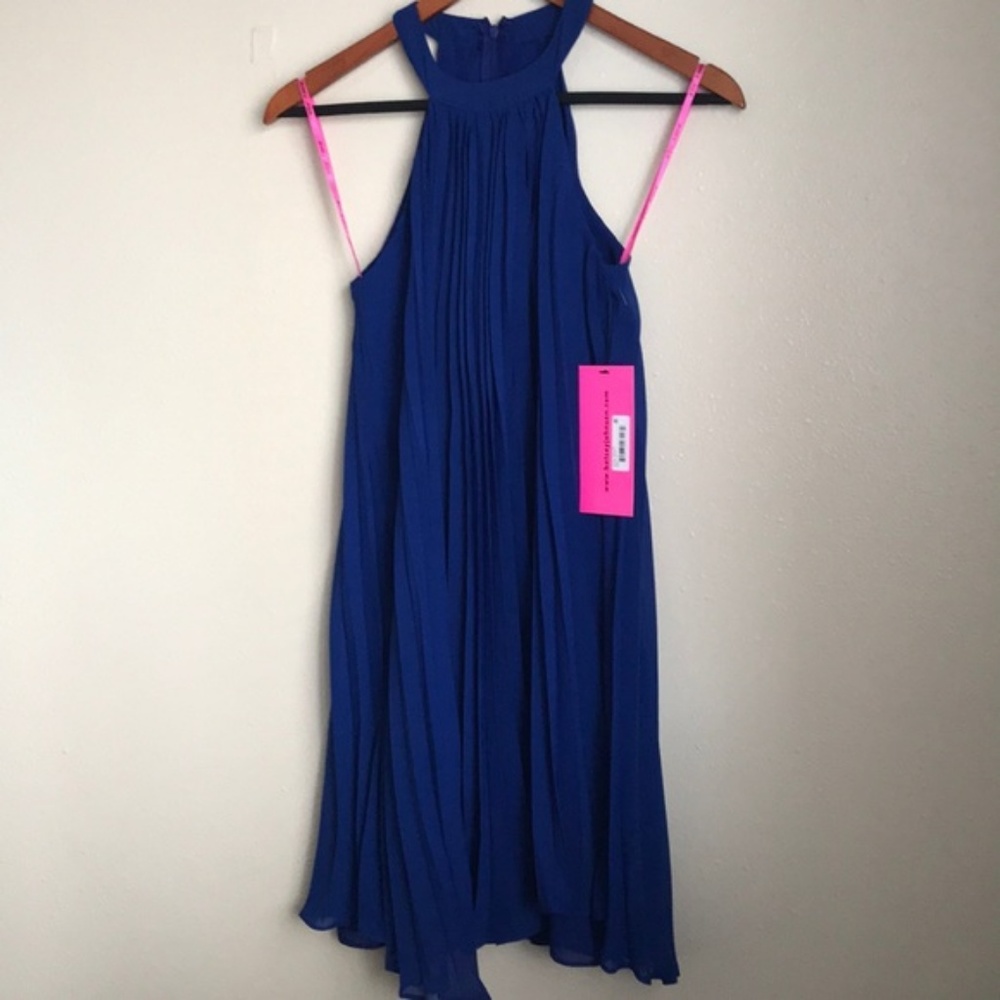 Betsey Johnson Royal Chiffon Dress - Picture 4 of 7